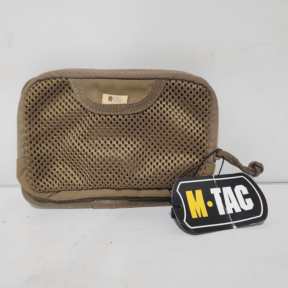 M-Tac Loop Utility Panel | Coyote Cordura Mesh Zippered Organization Pouch